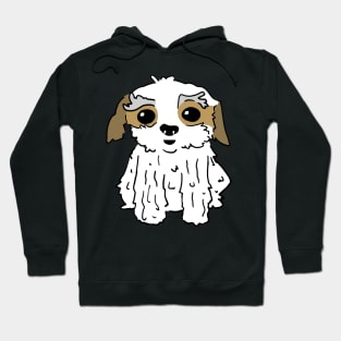 Cute Shih Tzu Puppy Illustration Hoodie